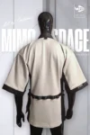 béžové pánské kimono od Moniky Vaverové