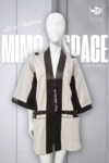 béžové dámské kimono