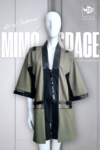 zelené dámské kimono
