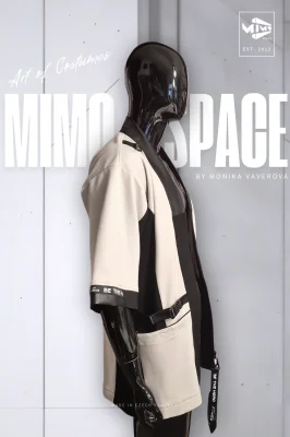 béžové pánské kimono od Moniky Vaverové