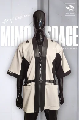 béžové pánské kimono od Moniky Vaverové