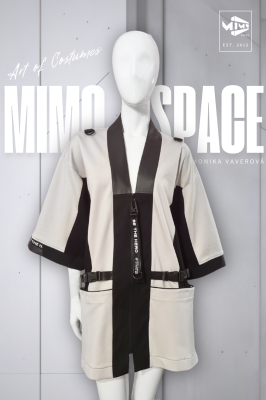 béžové dámské kimono