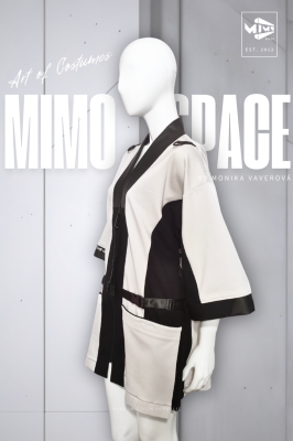 béžové dámské kimono