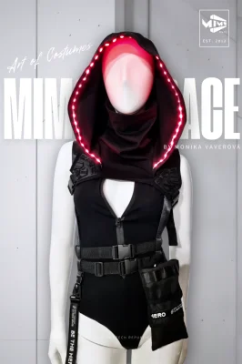 Svítící LED kapuce